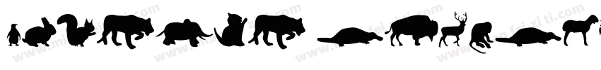 protect animals字体转换